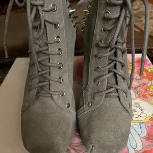 Jeffrey Campbell Spike Suede Boots